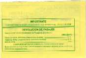 Ticket of Expreso Tigre Iguazu