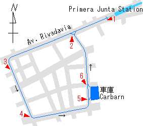 Tram map